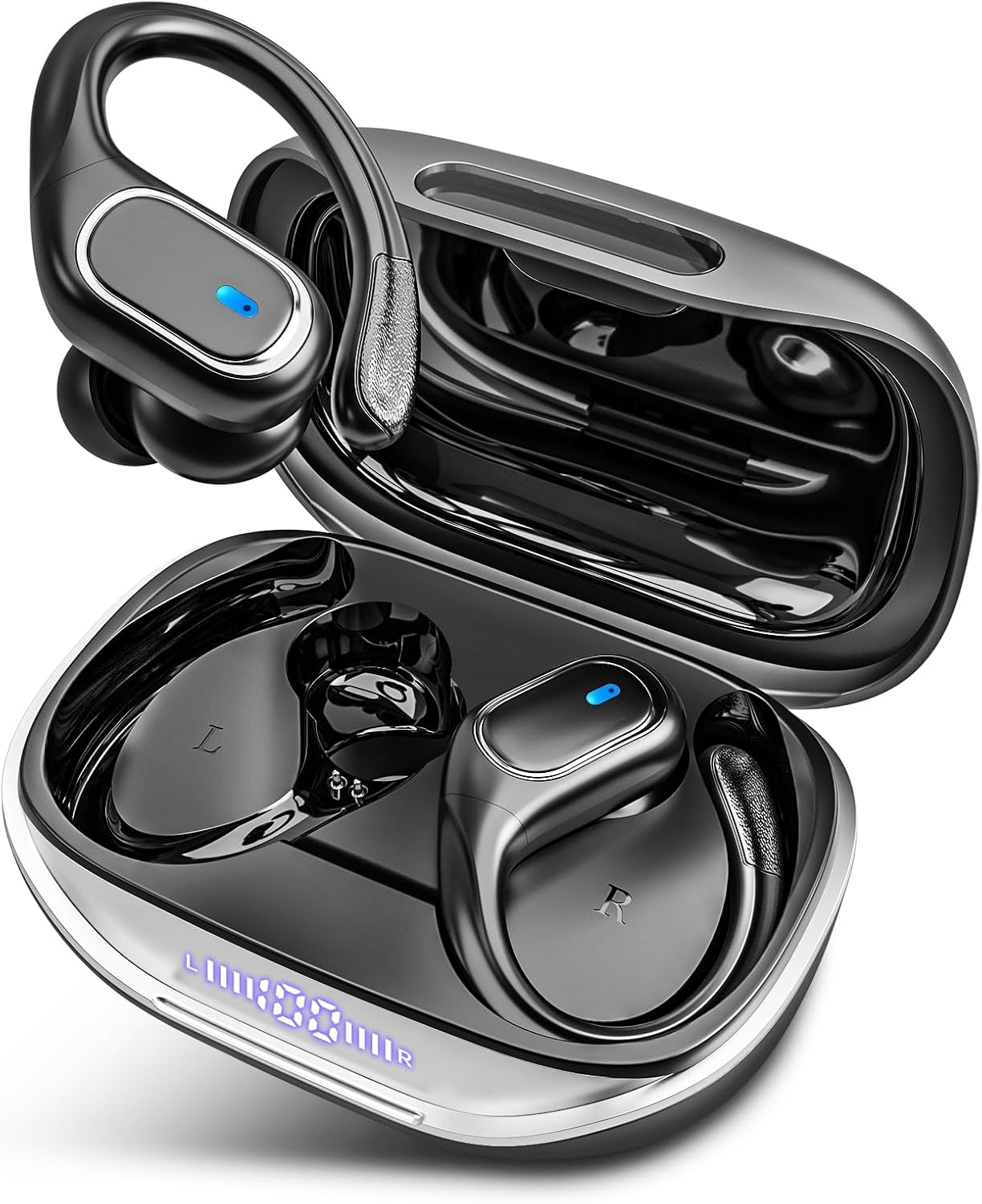 Wireless Earbuds Bluetooth Headphones 80Hrs Playtime Ear Buds IPX7 Waterproof Sp...