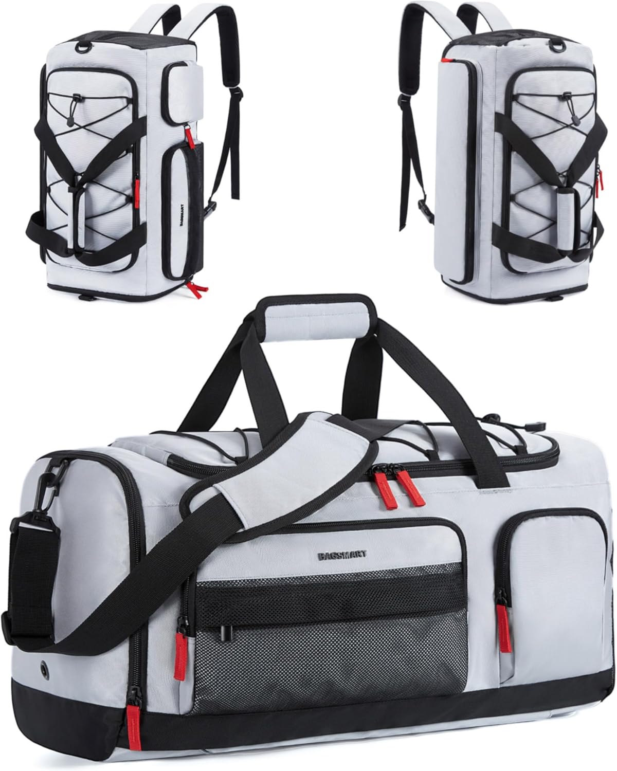 BAGSMART Gym Bag for Women & Men, 35L Sports Travel Duffel Bag with Shoe Compart...