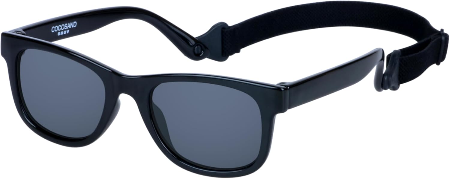 COCOSAND Flexible Baby Sunglasses with Strap Polarized UV Protection for Toddler...