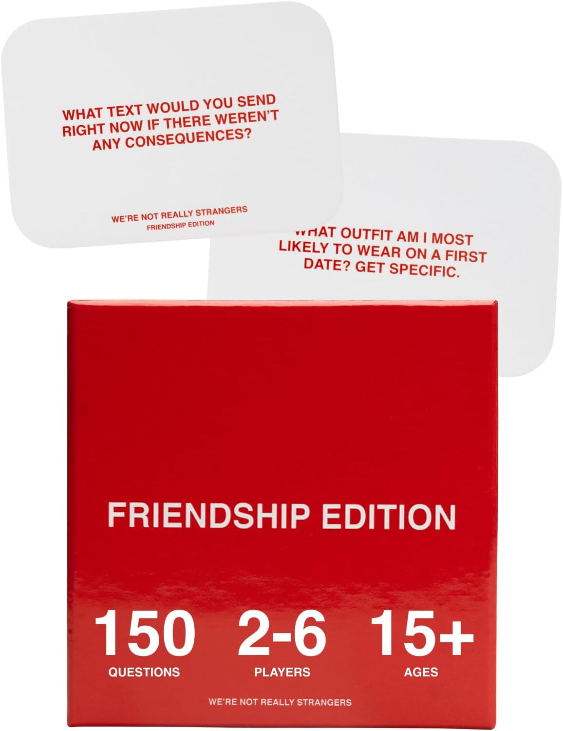WE'RE NOT REALLY STRANGERS Friendship Edition Card Game - 150 Conversation Cards...