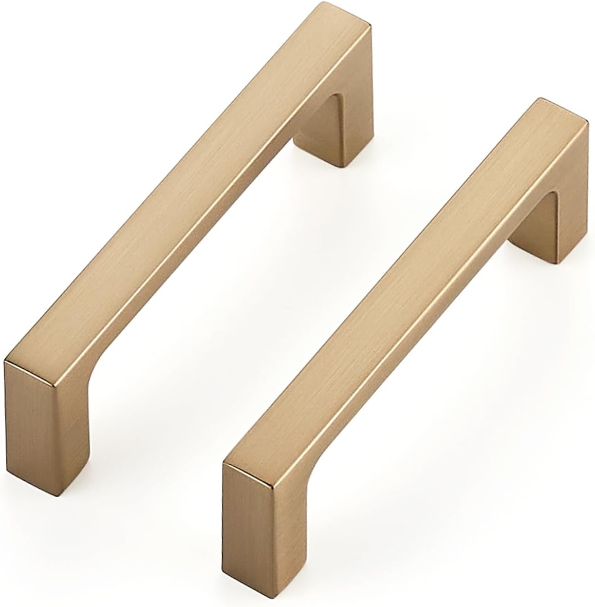 Ravinte 20 Pack Solid 3 Inch Kitchen Square Cabinet Handles Champagne Bronze Cab...