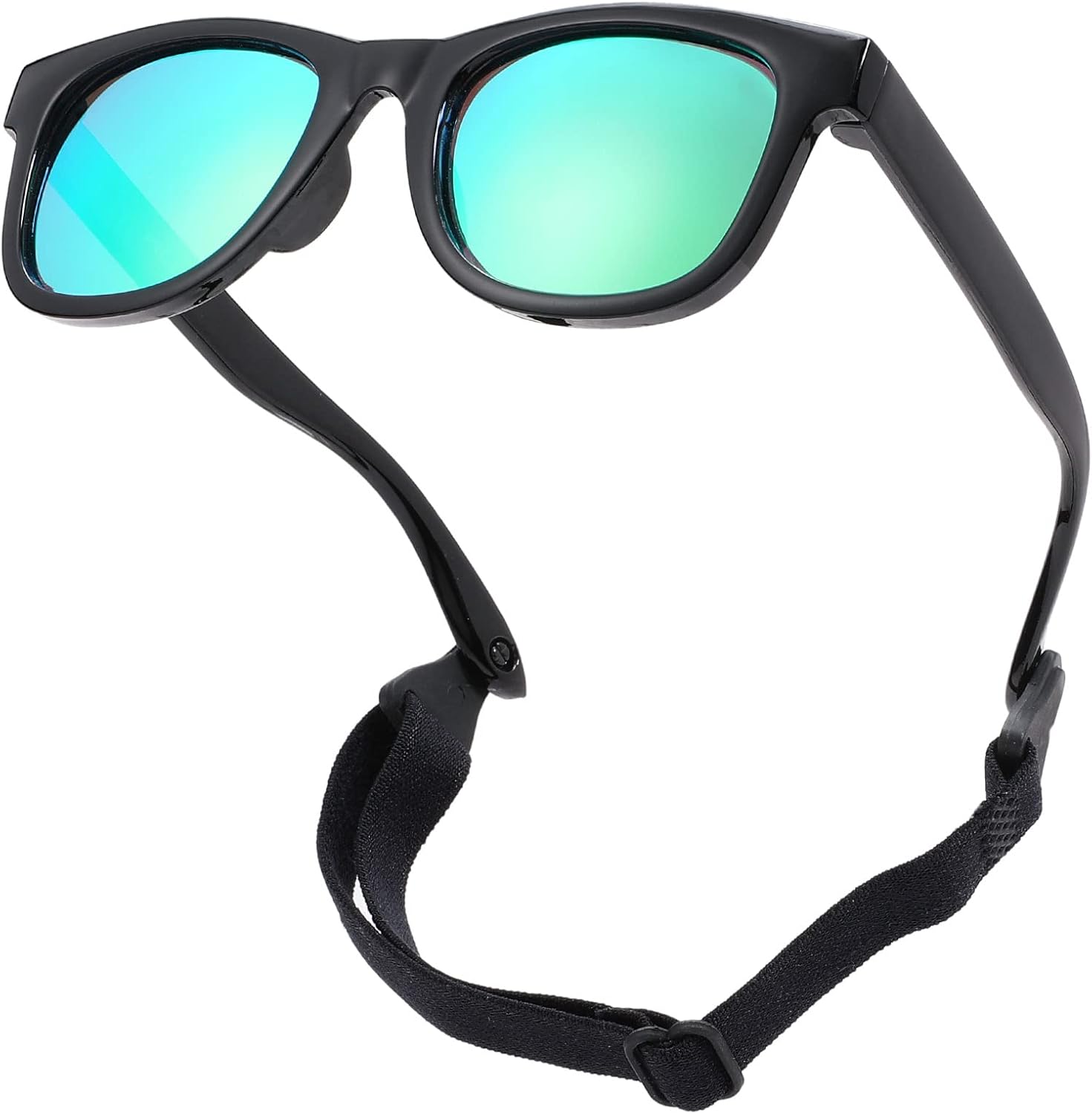 COASION Bendable Flexible Polarized Newborn Baby Sunglasses with Strap for Infan...