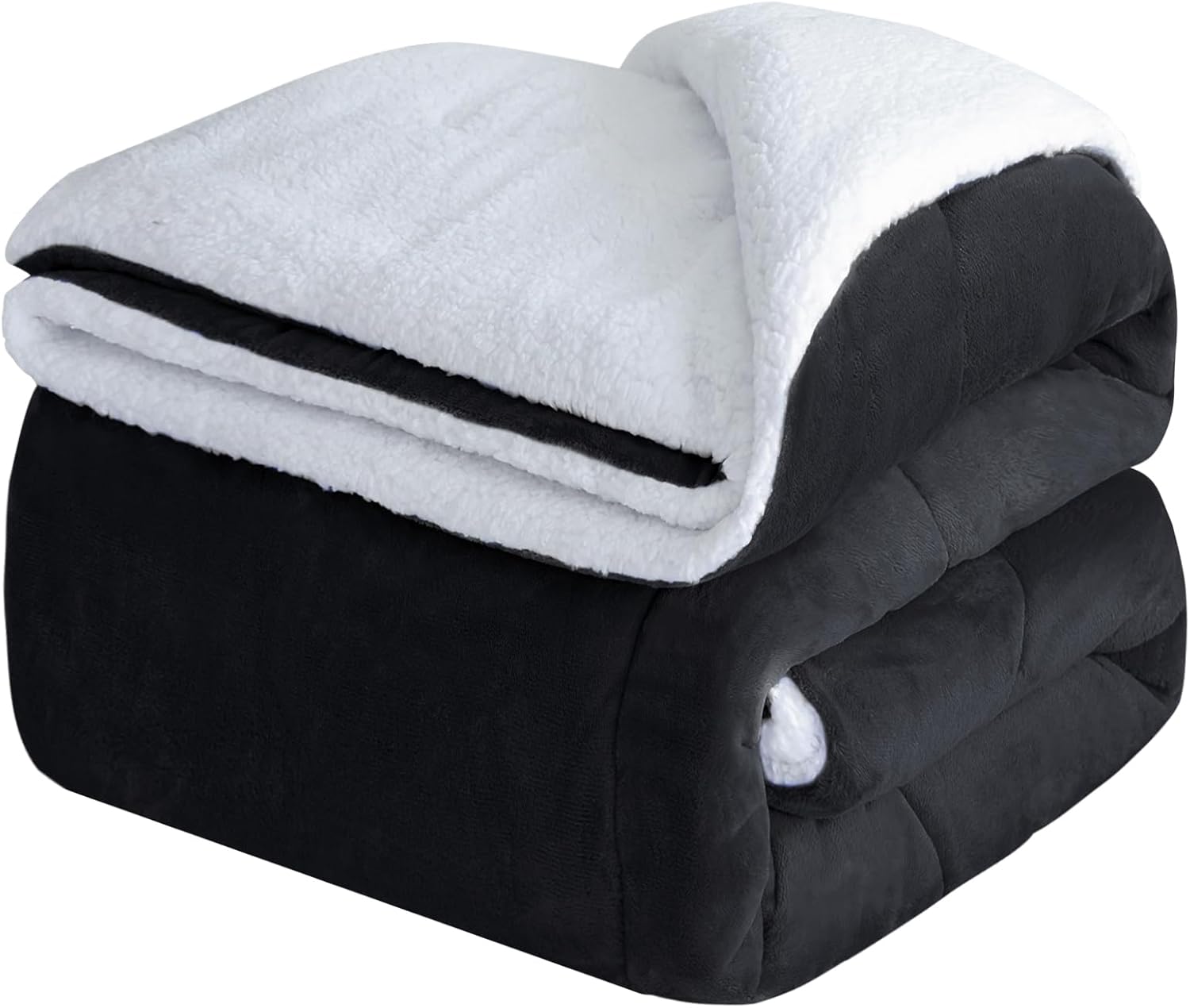 CHOSHOME Sherpa Fleece Blanket Heavy Thermal Warm Blankets for Winter Fluffy Fuz...