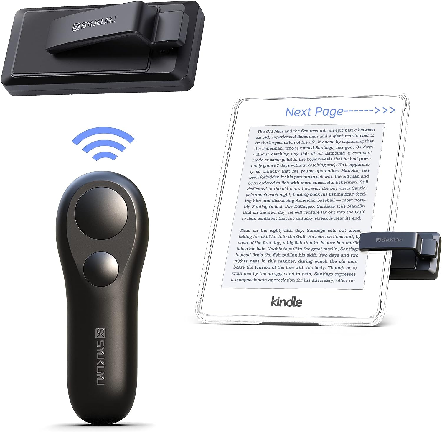 SK SYUKUYU RF Remote Control Page Turner for Kindl...