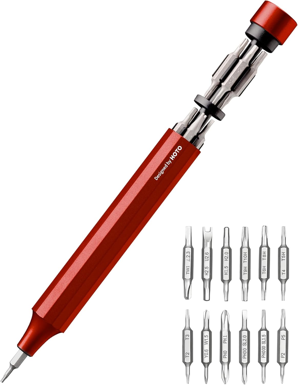 HOTO Precision Screwdriver Set, 24-in-1 Multi-Bit Screwdriver, Mini Hand Screwdr...