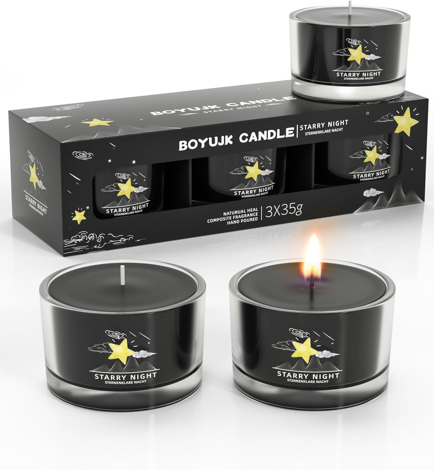 Candles Gifts for Women | Scented Candles Gift Set for Anxiety | 3 Scented Sleep...