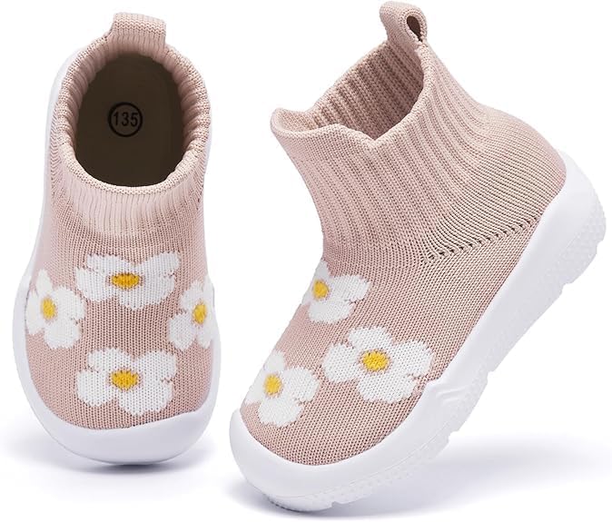 MORENDL Toddler Sock Shoes Baby Walking Shoes Infant Slippers Boys & Girls Non-S...