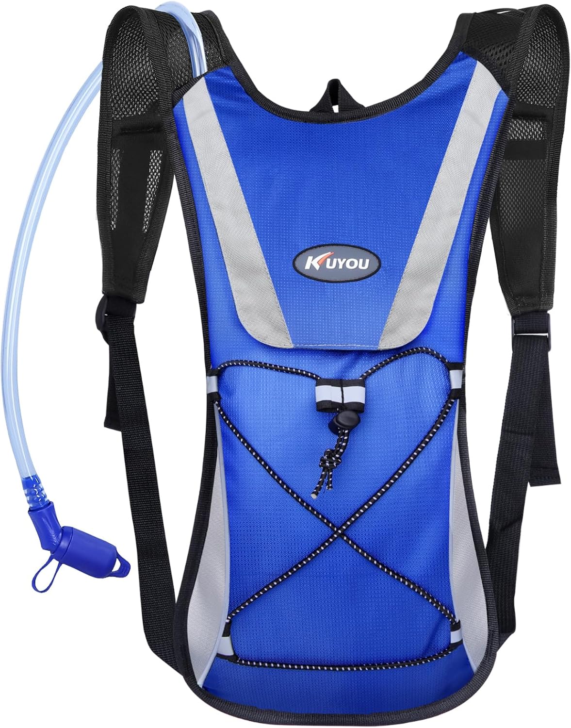 KUYOU Hydration Backpack, Hydration Pack Water Backpack Vest with 2L Water Bladd...