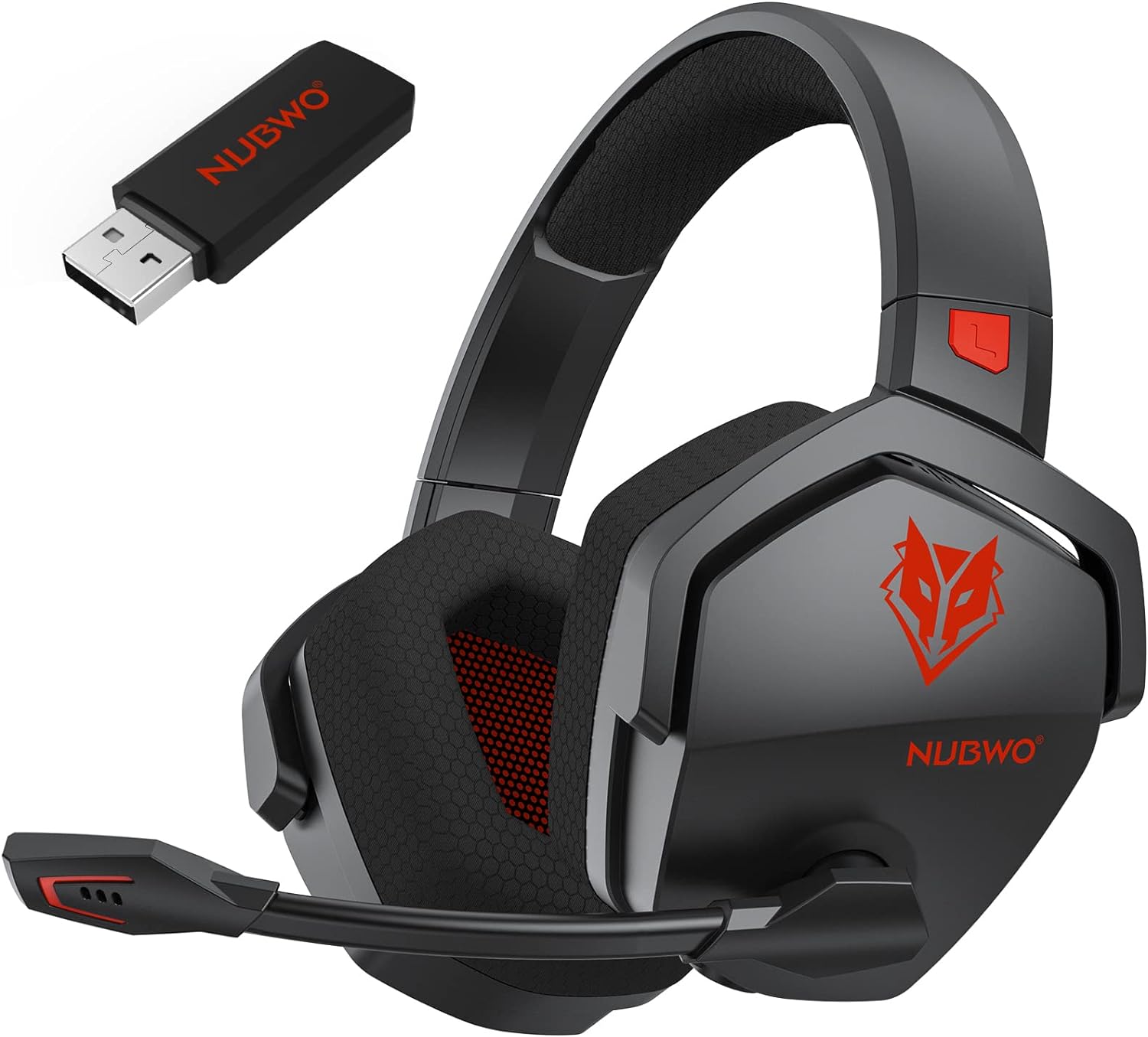 NUBWO Gaming Headset, 2.4GHz Wireless Gaming Headphone for PS4, PS5, PC, NS, 5.3...