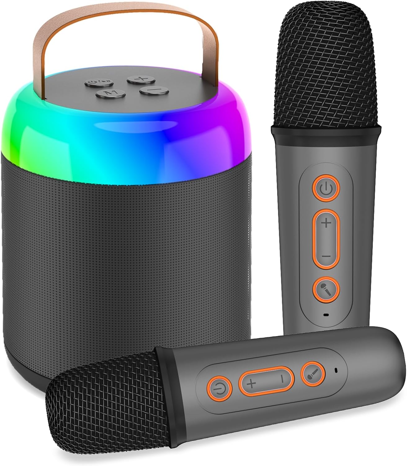 Onihan Karaoke Machine for Kids with 2 Microphones, Portable Kids Karaoke Machin...