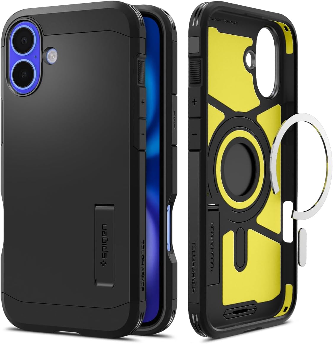 Spigen Tough Armor (AI) MagFit Case for iPhone 16, Compatible with MagSafe Acces...