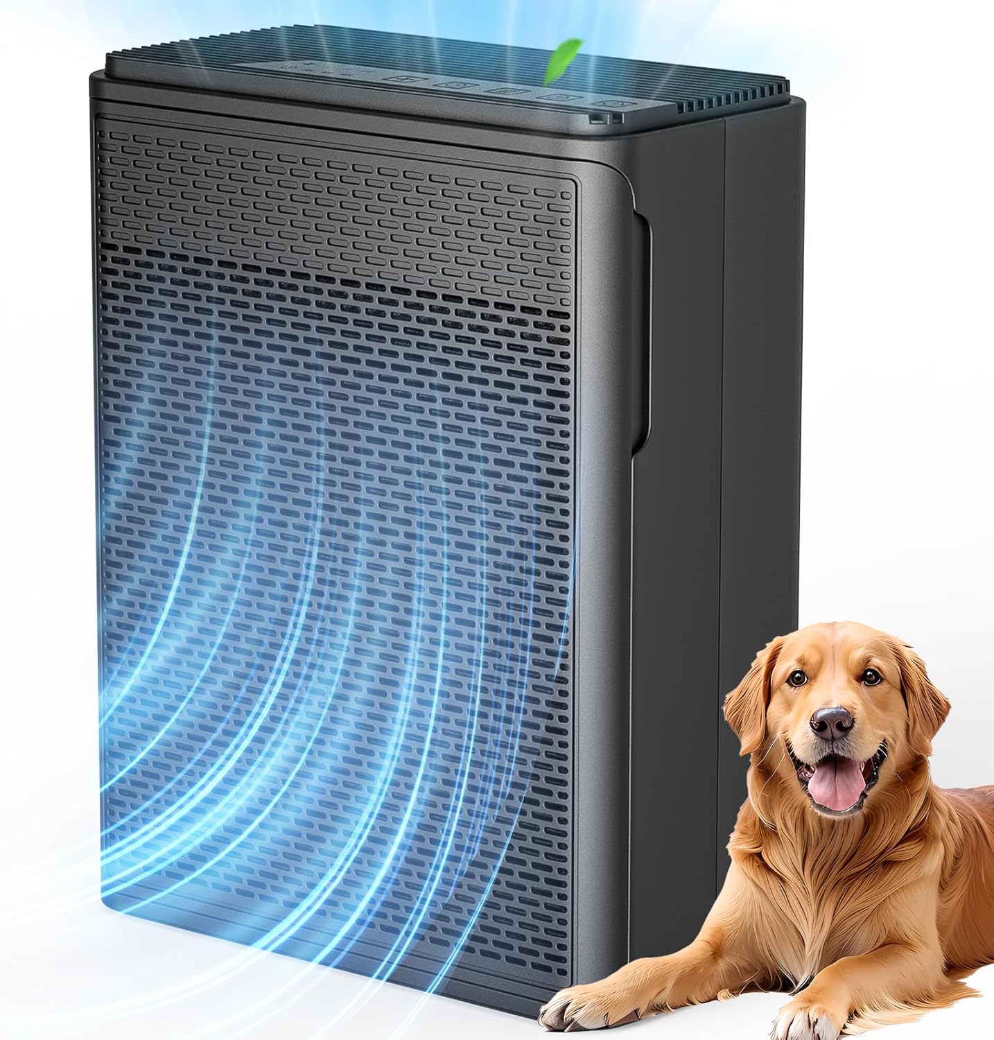 Air Purifiers for Home Pets Covers Up to 1500 Sq Ft,H13 True Hepa Filter with Fi...