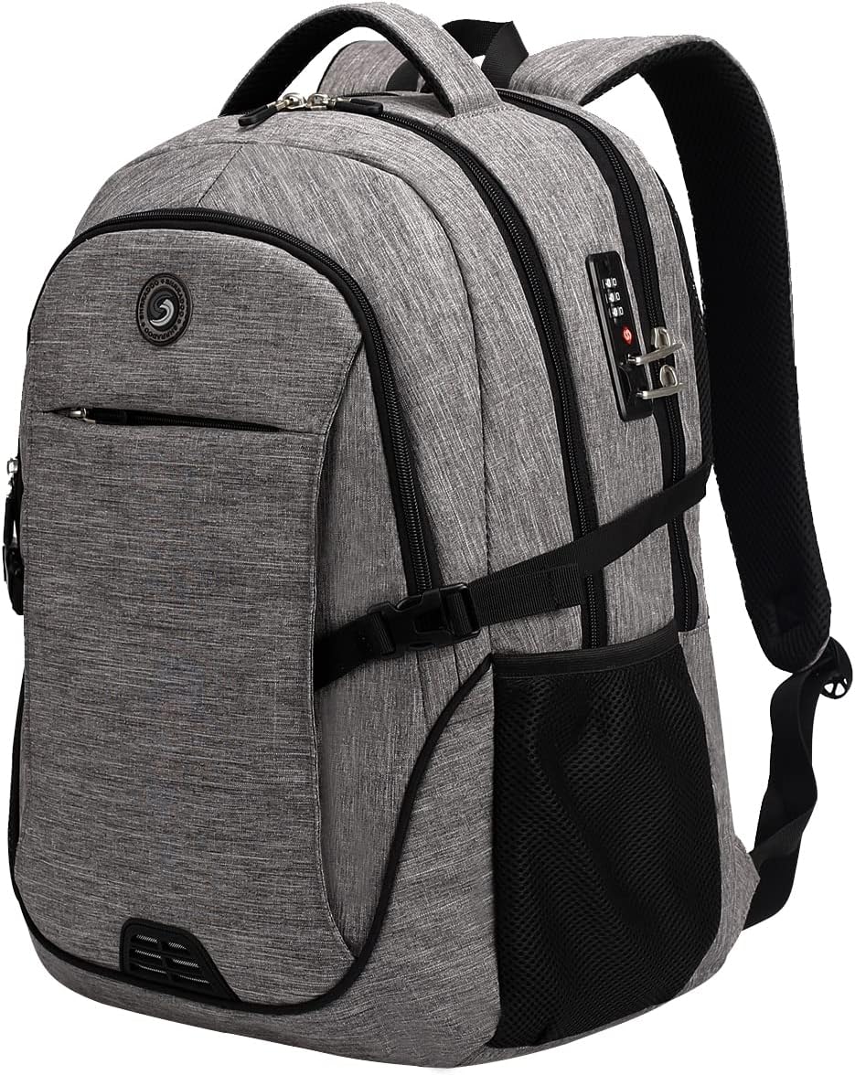 SHRRADOO Travel Laptop Backpack, Business Anti Theft Slim Durable Laptops Backpa...