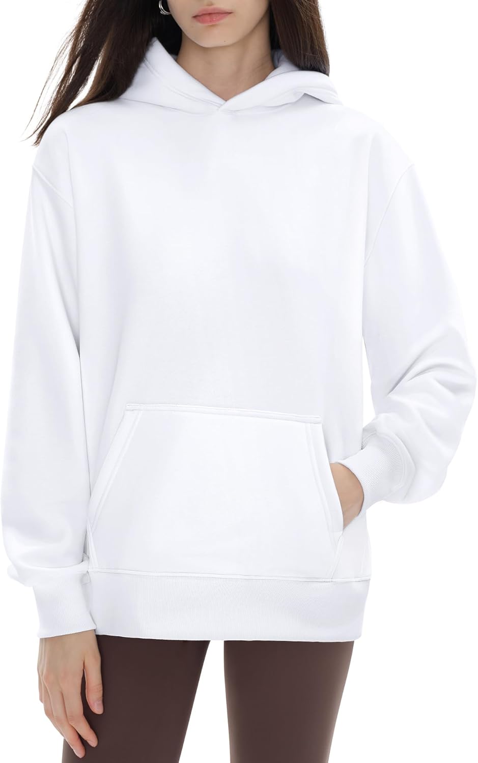 PUMIEY Womens Oversized Hoodies Cozy Fleece Sweatshirt with Pocket Long Sleeve O...