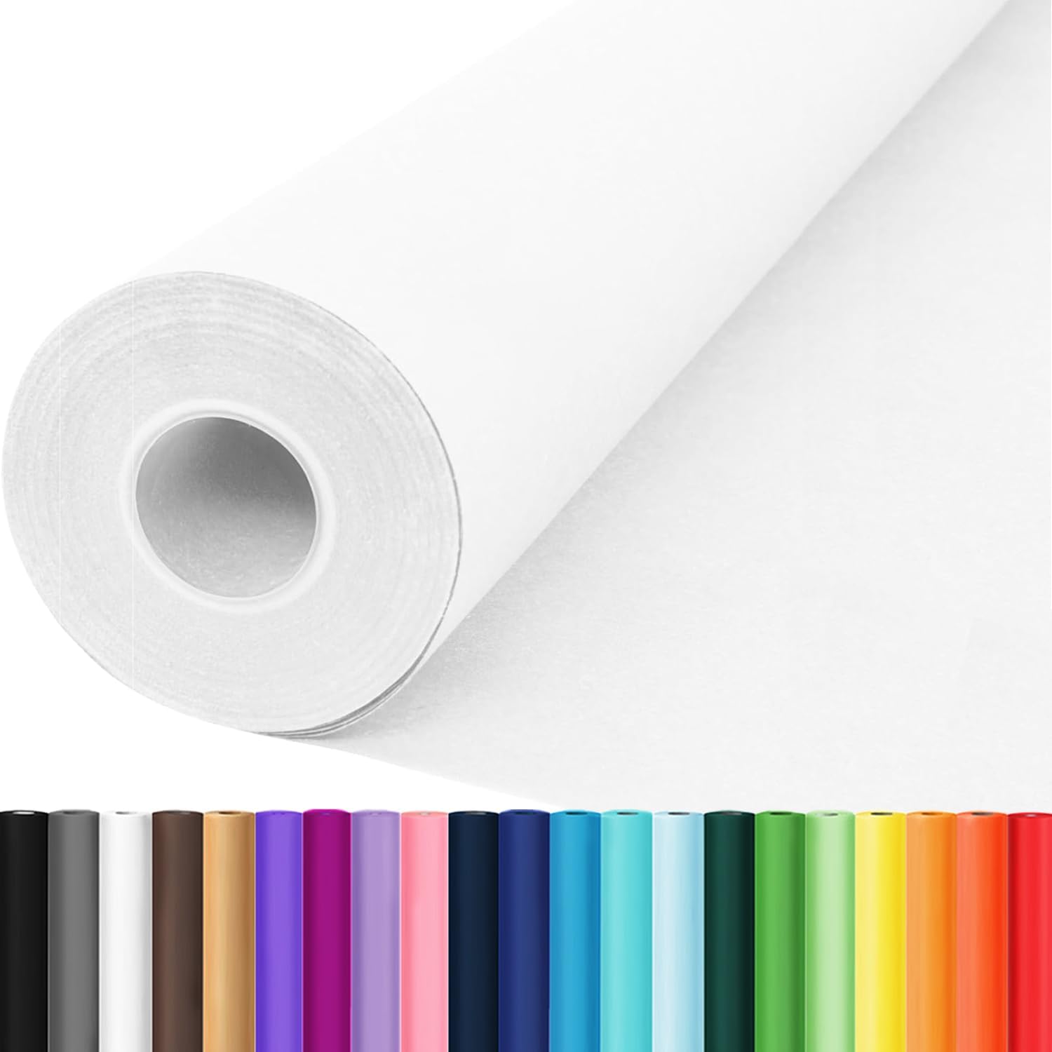 36" x 3600" (300') White Craft Paper Roll, Bulletin Board Construction Kraft Pap...