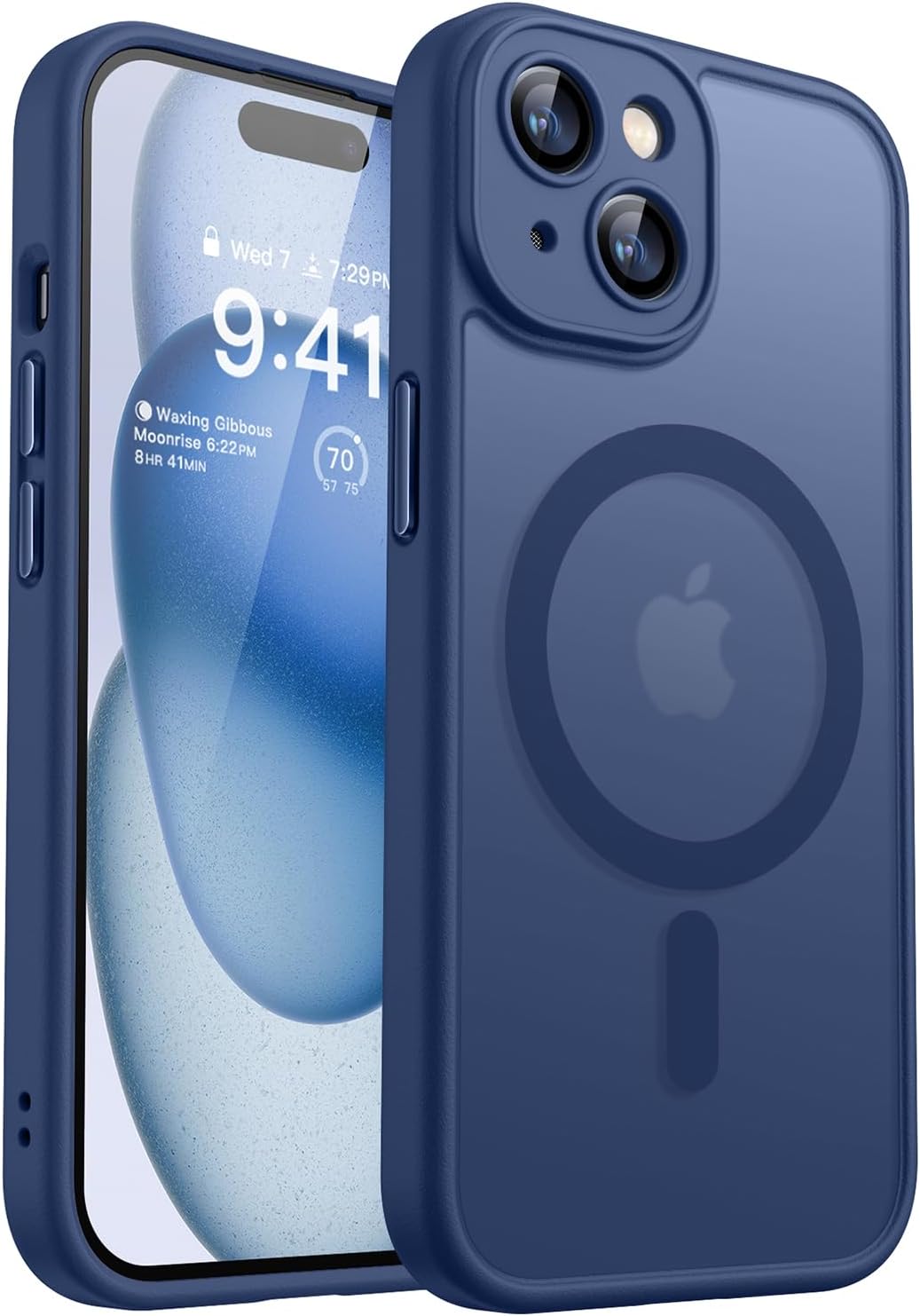 CANSHN Magnetic Compatible with iPhone 15 Case, Upgraded [Full Camera Protection...