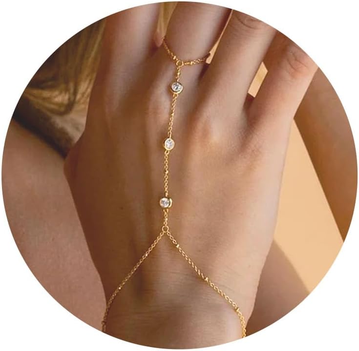 Gold Bracelets for Women,Dainty Bracelets Set for Women Trendy, Gold Bracelets S...