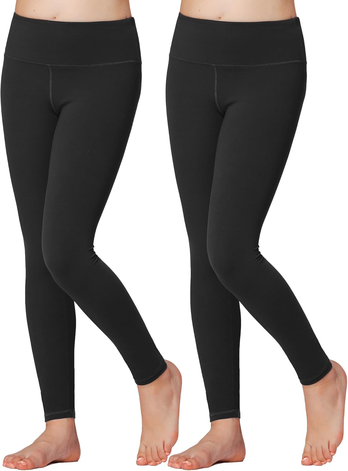 Stelle Girls Athletic Leggings Kids Dance Workout Running Yoga Pants with Hidden...