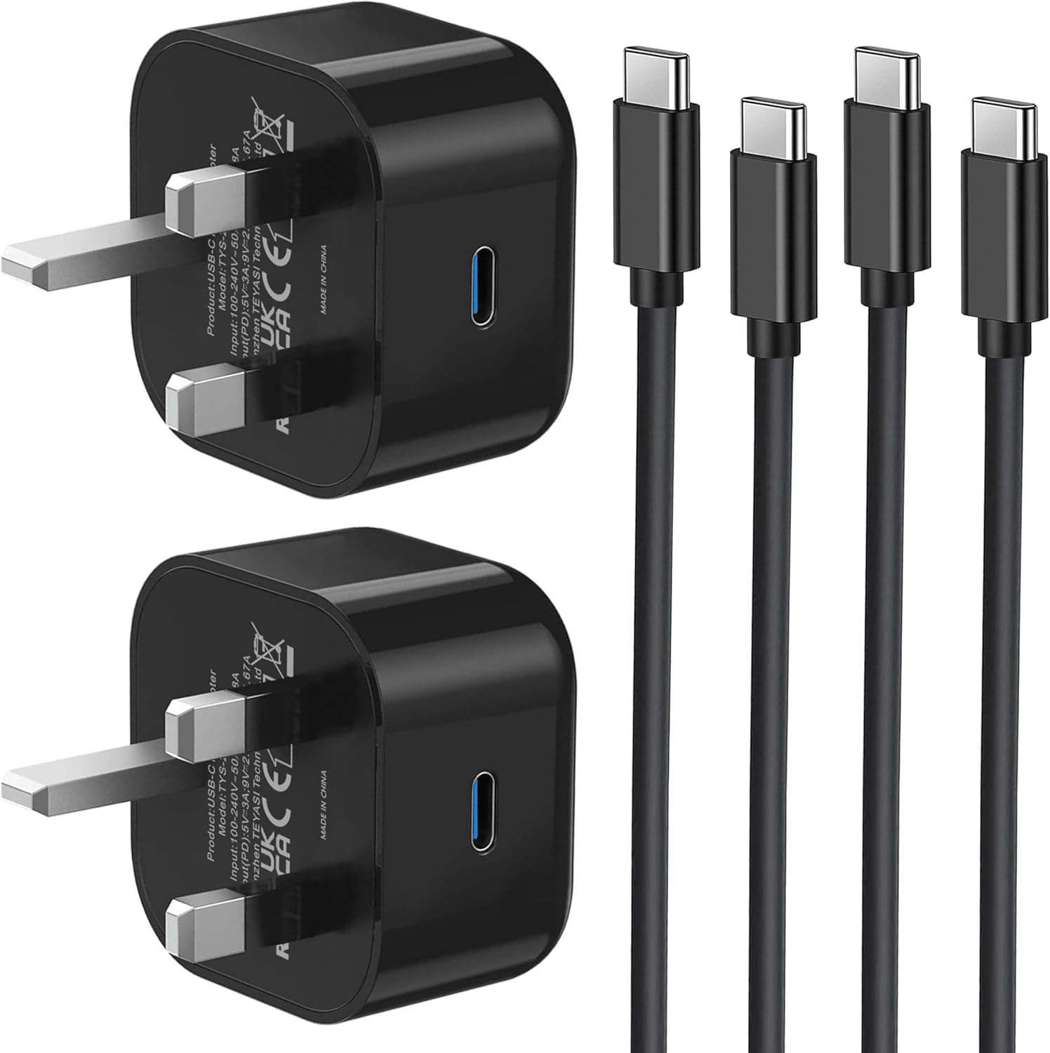 Samsung Fast Charger Plug and Cable 2Pack, Super Fast Charging for Samsung Galax...