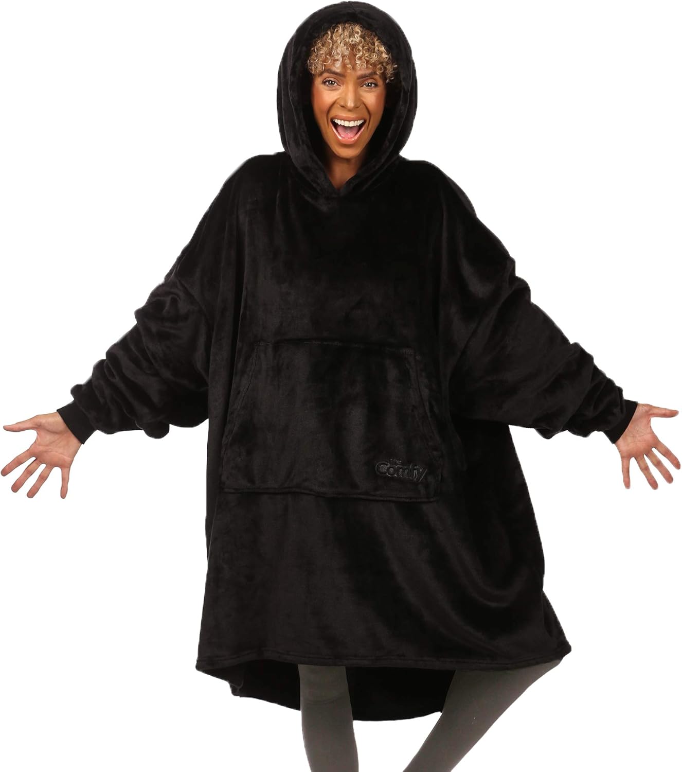 THE COMFY Dream | Lightweight Microfiber Fleece Wearable Blanket, Oversized Desi...