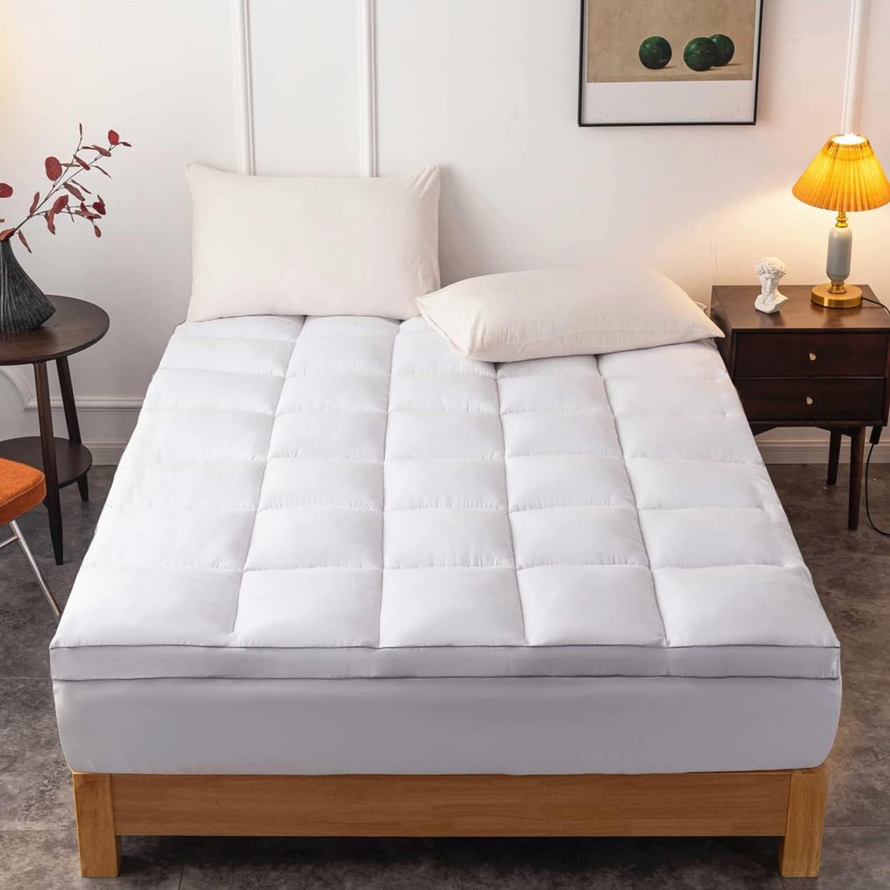 DROVAN Mattress Pad Full Size - Extra Thick Mattre...