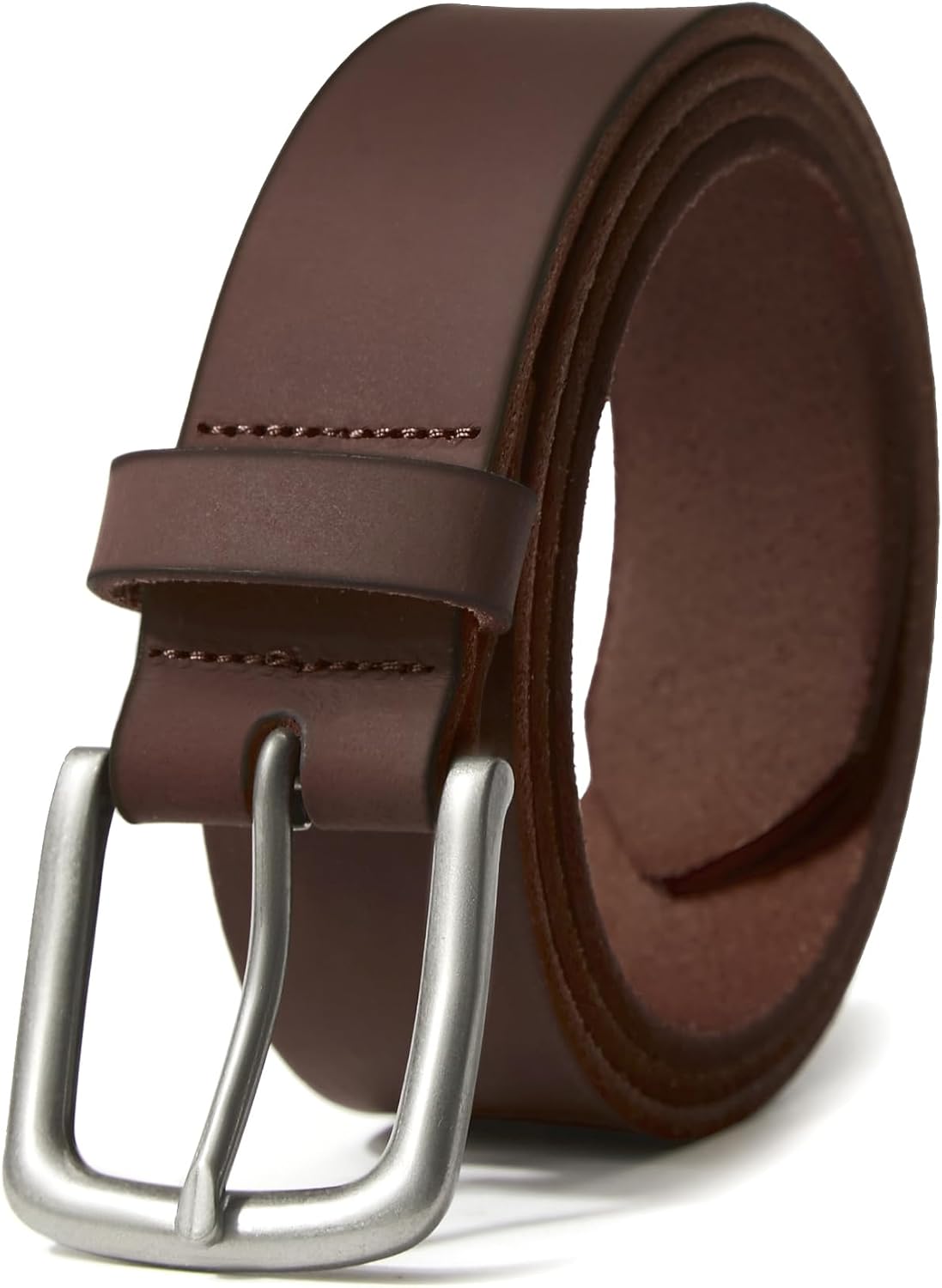 VATAN Men's Genuine Leather Casual Every Day Jeans Belts, Handmade Men Leather B...