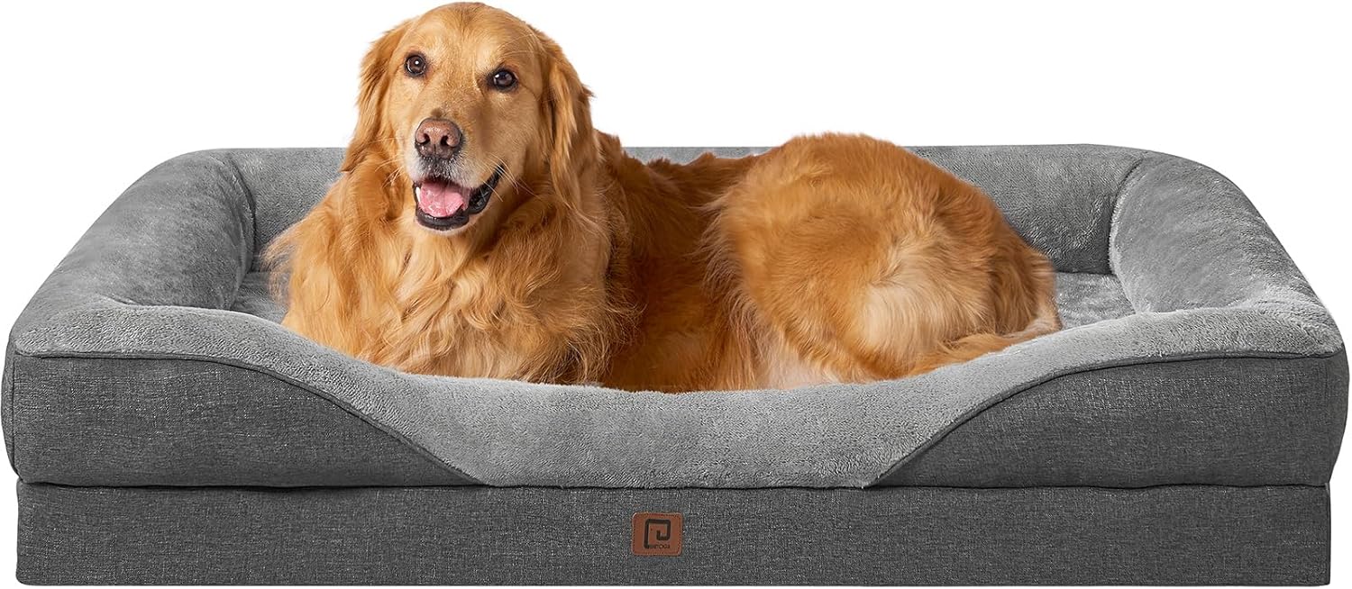 EHEYCIGA Memory Foam XL Dog Bed for XLarge Sized Dog, Extra Large Orthopedic Dog...