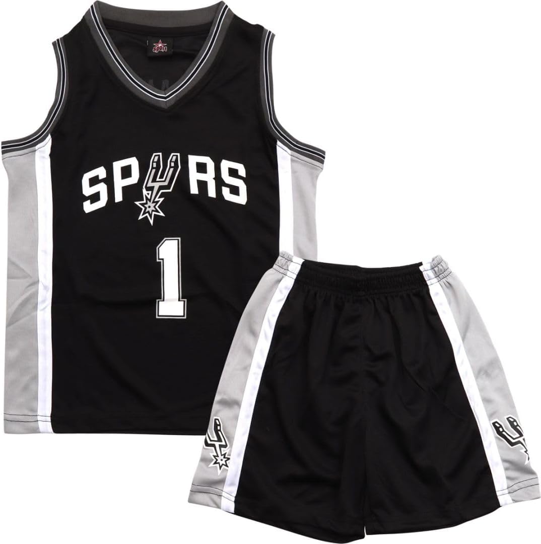 Kids Basketball Kit - 2-Piece Sleeveless Kids Basketball Jersey Shirt - Cool Bas...