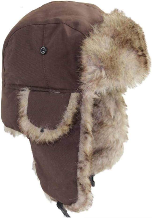 ASWER Trapper Warm Russian Trooper Hat Winter Skiing Cap Women Men Windproof One...