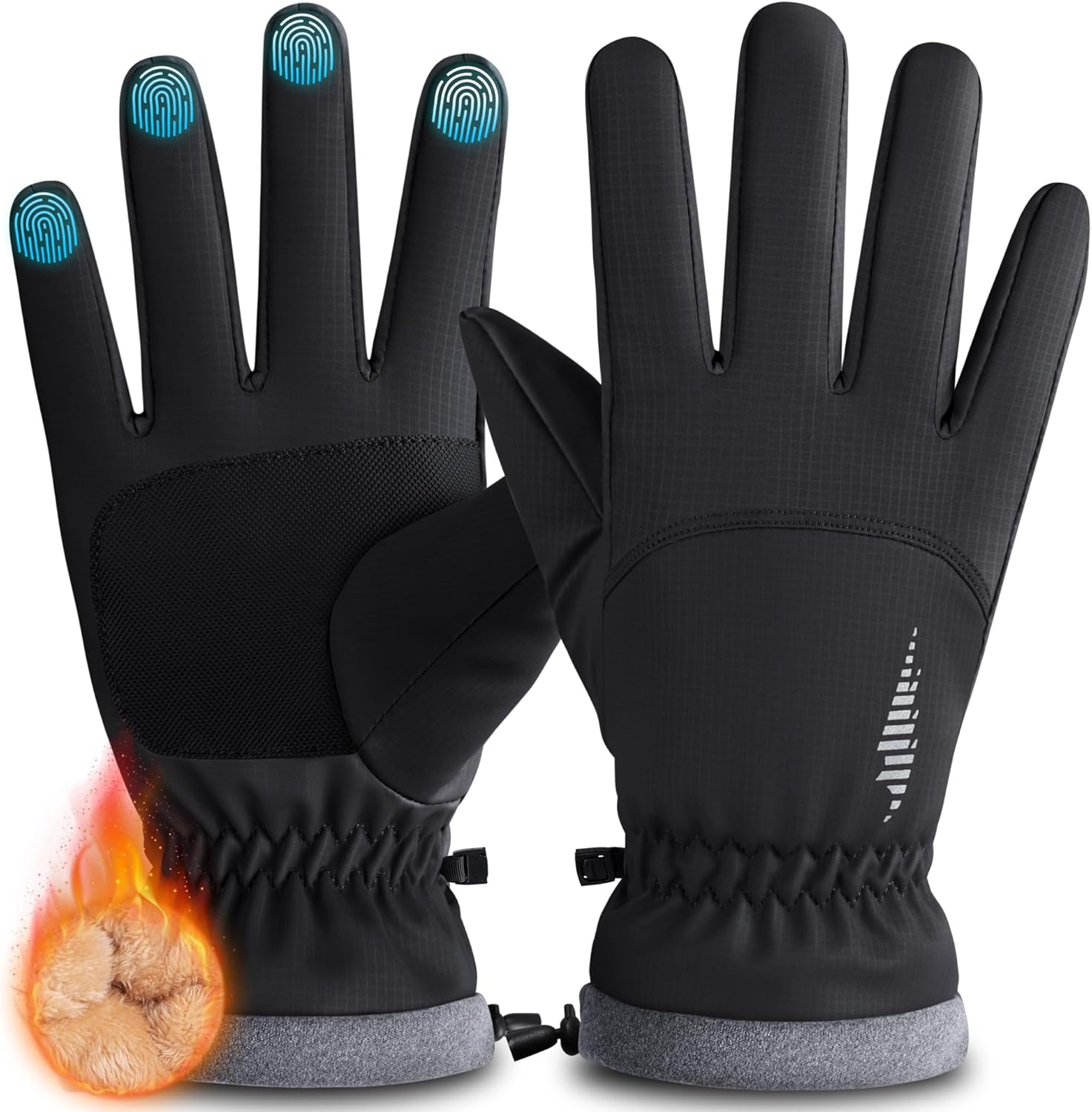 rivmount Winter Gloves Women Men Waterproof Windproof, Cold Weather Warm Gloves...