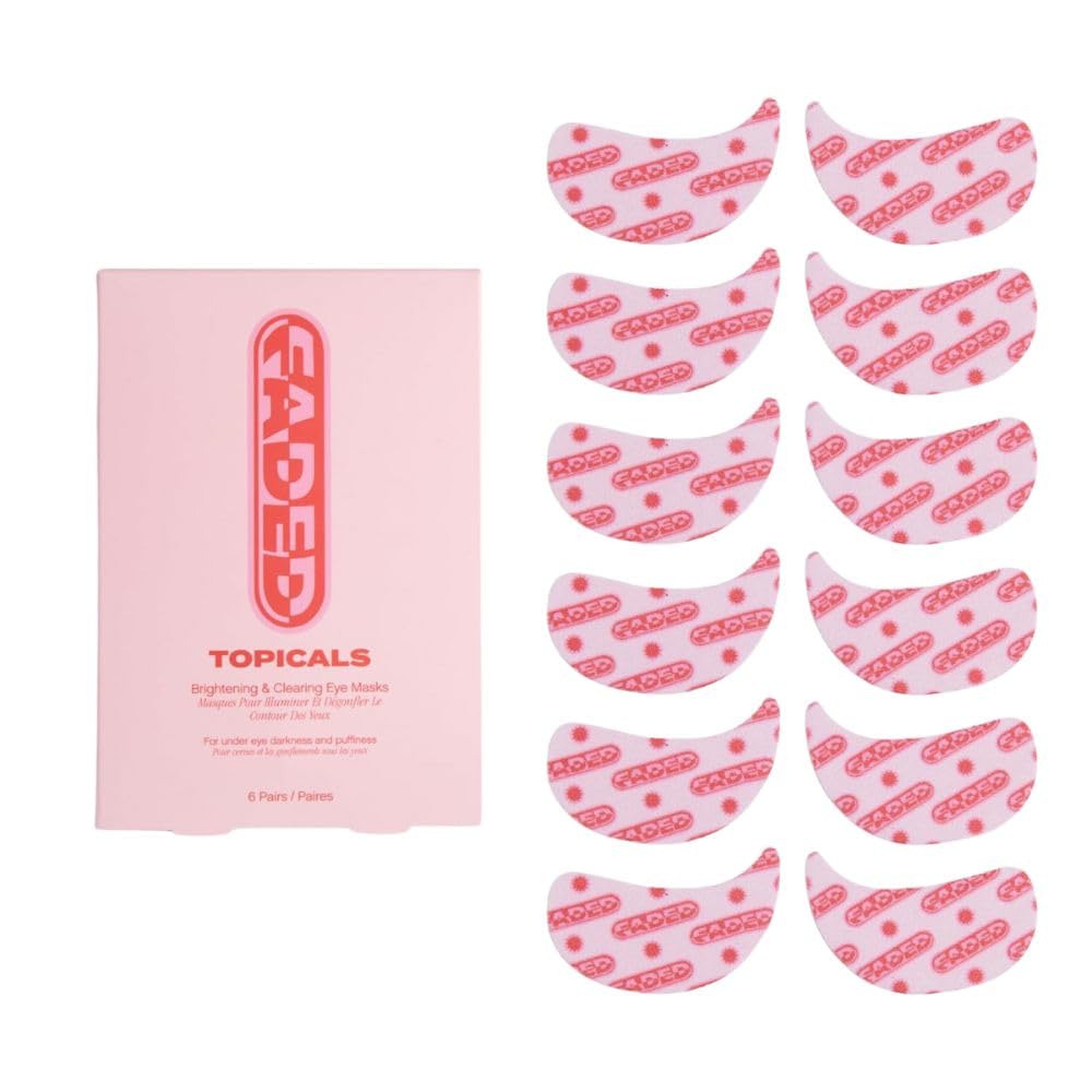 Topicals Faded Brightening Under Eye Masks | Patches to Depuff, Hydrate, Brighte...