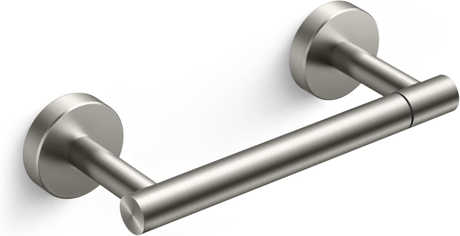 FORIOUS Toilet Paper Holder Wall Mount, Stainless Steel Rustproof Double Post Pi...