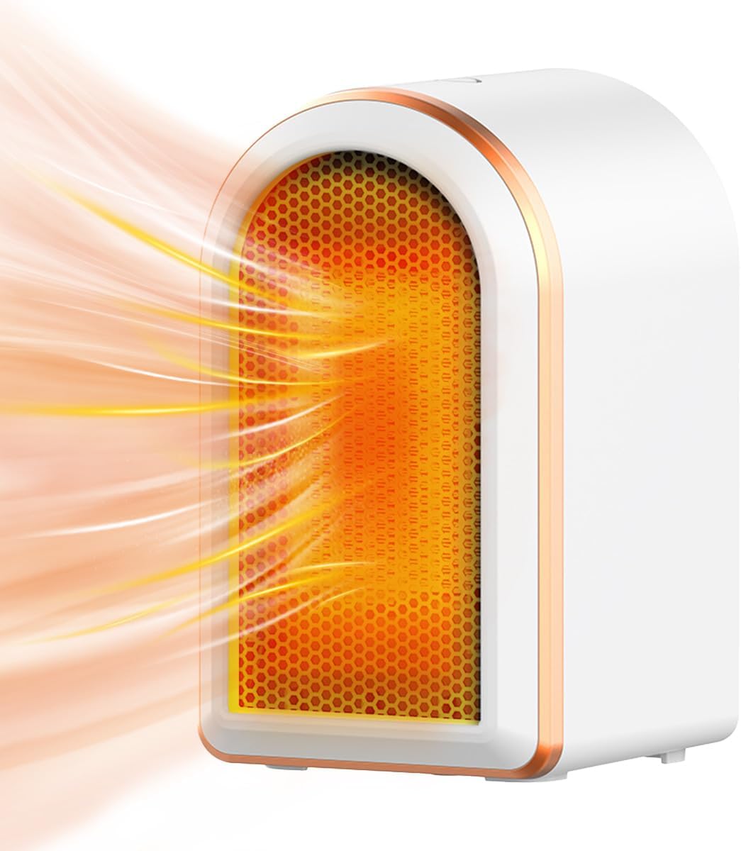 Electric Heater, Space Heater with 1200W/800W Heating Modes Portable PTC Ceramic...