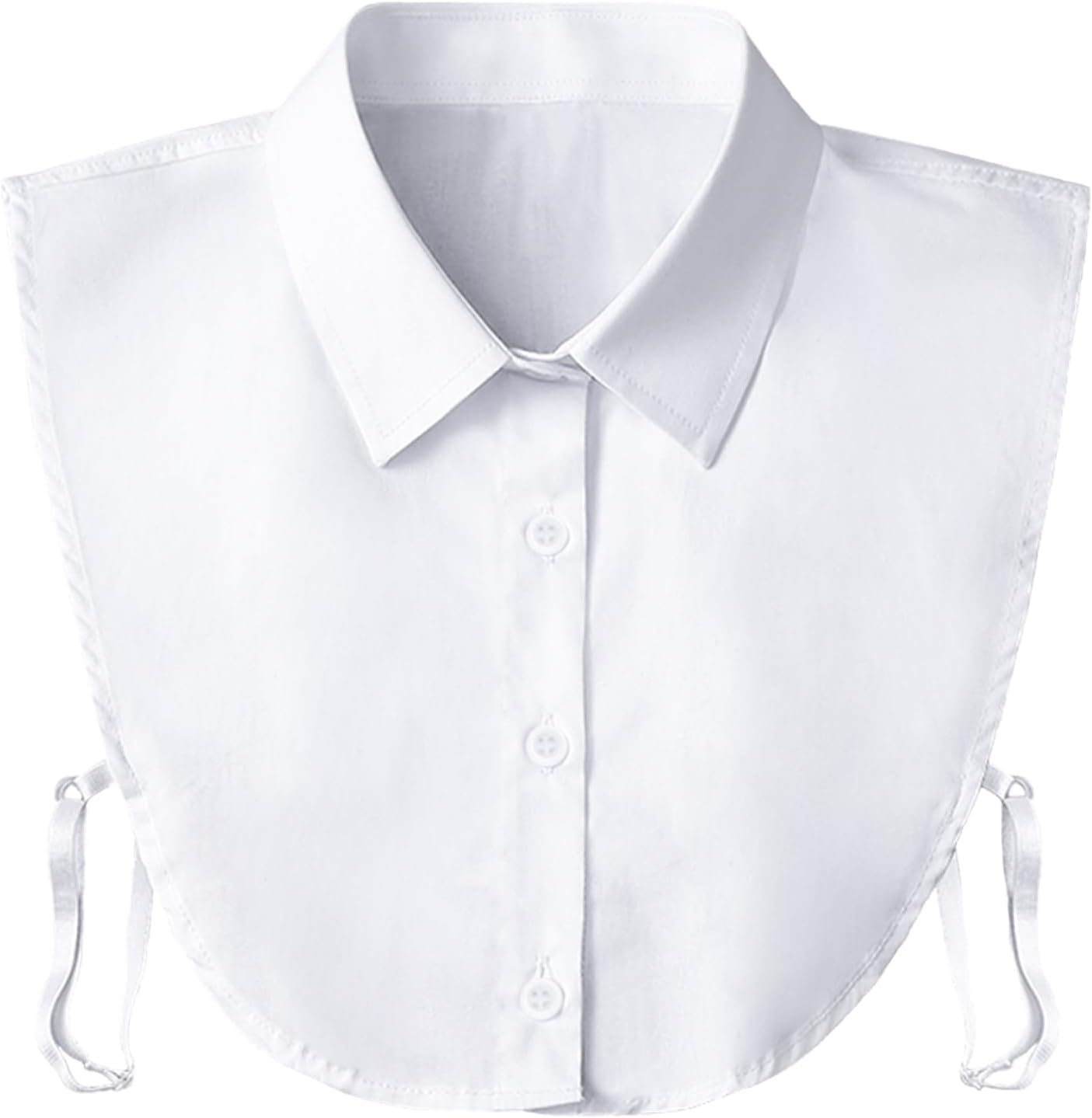 Fake Collar Detachable Dickey Collar Blouse Half Shirts Peter Pan Faux False Col...