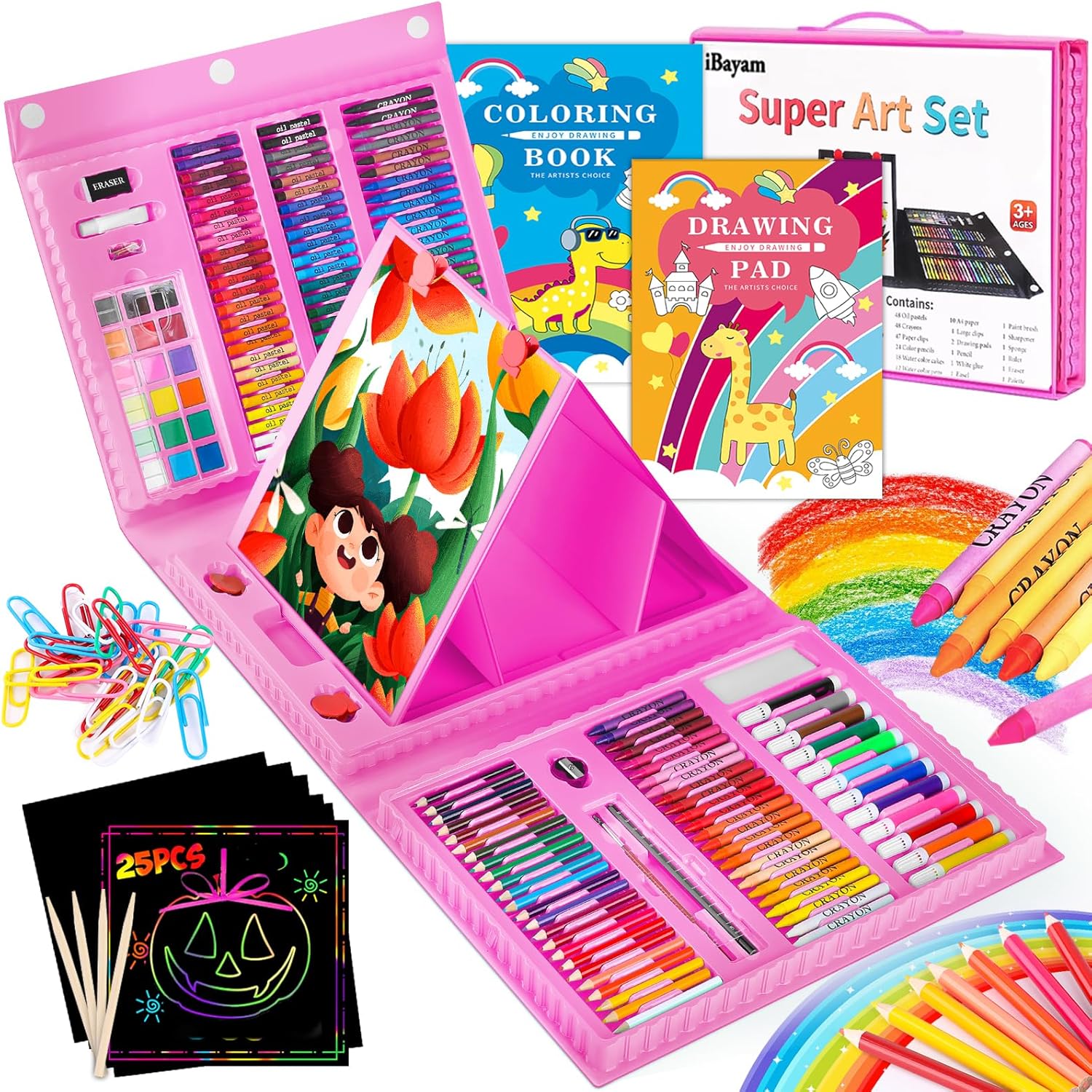 iBayam Teen Girl Boys Gifts Trendy Stuff, Art Kit, 251-Pack Art Supplies Drawing...