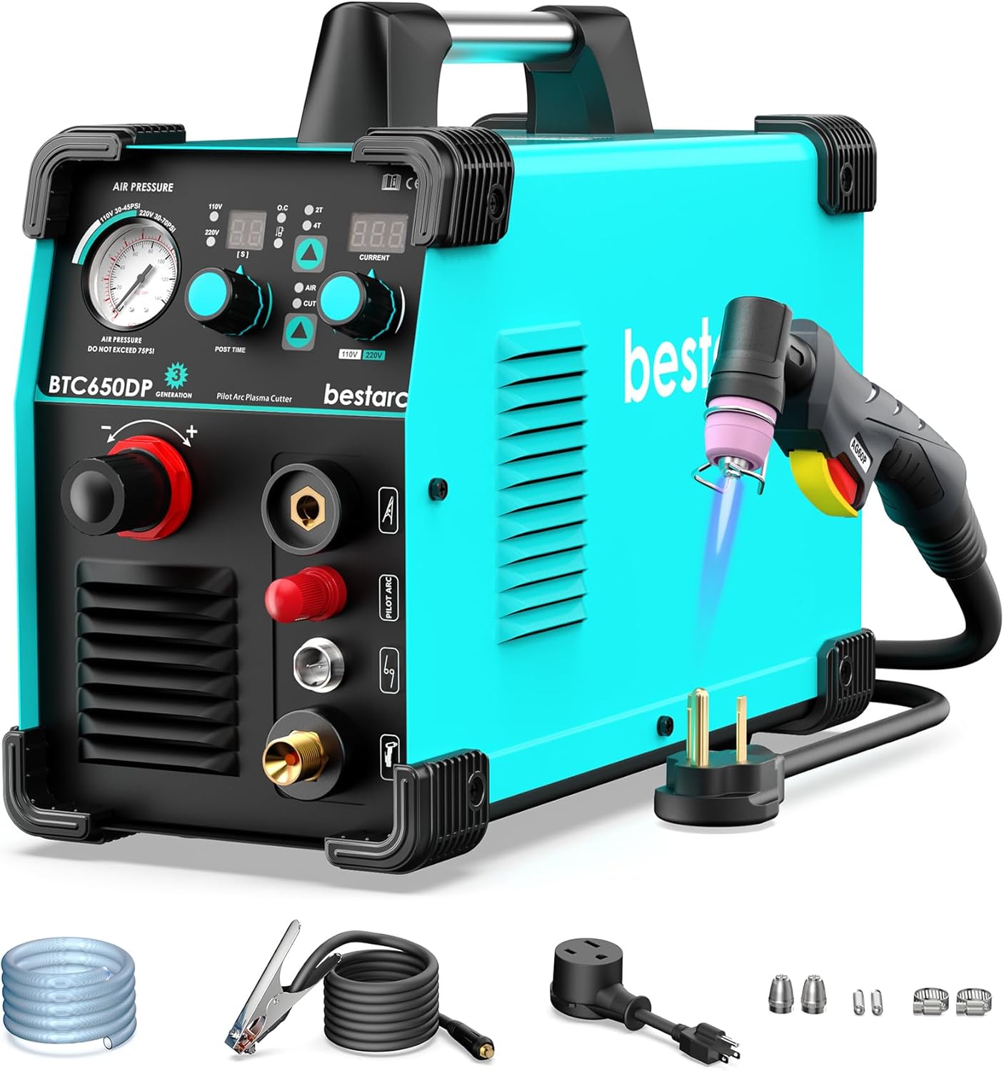 Plasma Cutter, Pilot Arc BTC650DP 3rd Generation 6...