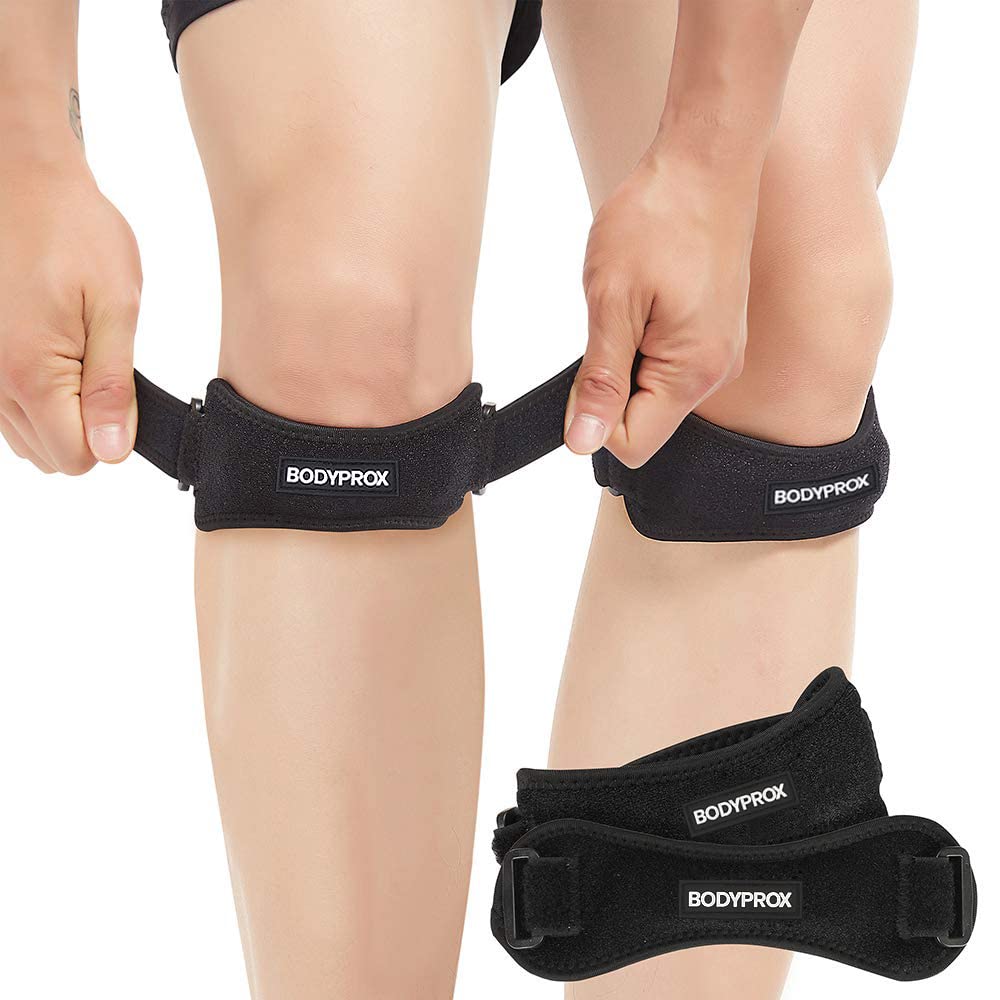 Bodyprox Patella Tendon Knee Strap 2 Pack, Knee Pain Relief Support Brace Hiking...