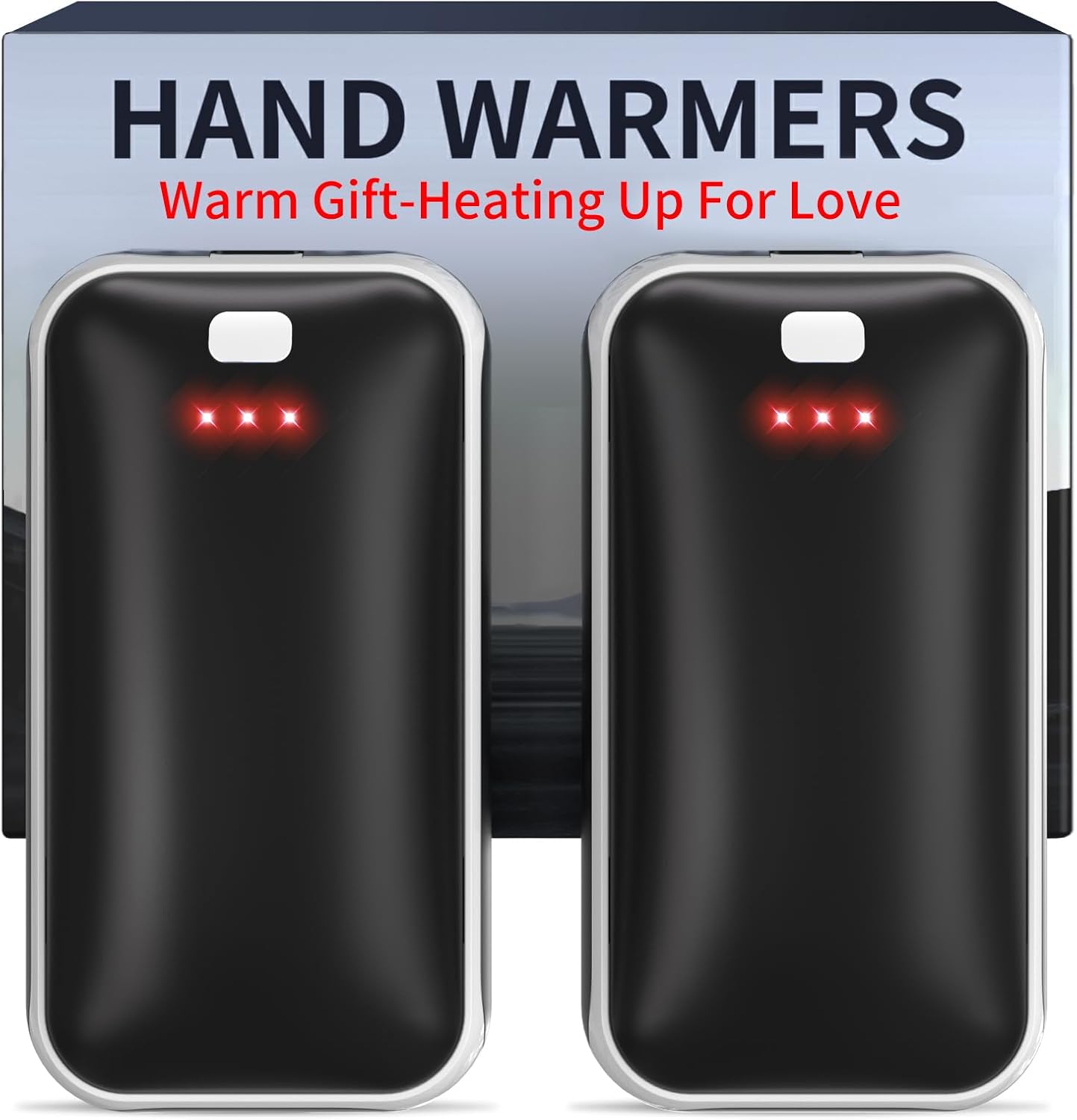 Hand Warmers Rechargeable, 2 Pack Electric Hand Warmer, Reusable Portable Pocket...