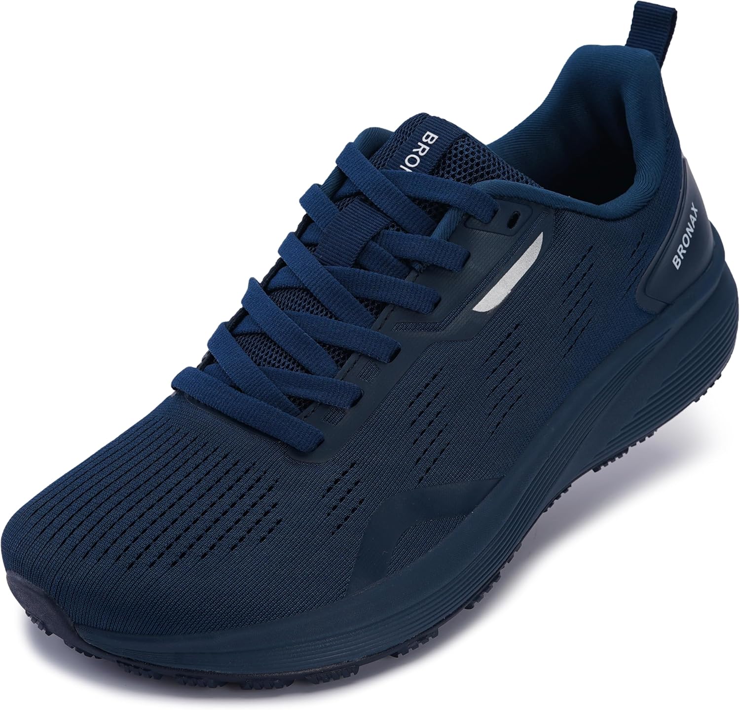 BRONAX Men's Wide Toe Box Running Shoes | Natural Foot Shape Tennis Sneakers 11...