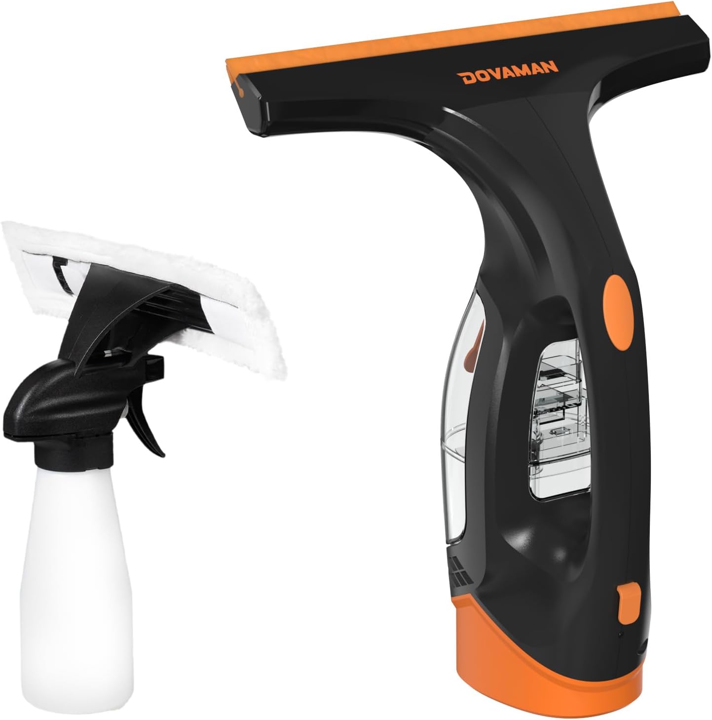 DOVAMAN WC01A Window Vac, 30Min Run-Time, 280mm Suction Nozzle, Spray Bottle w/...