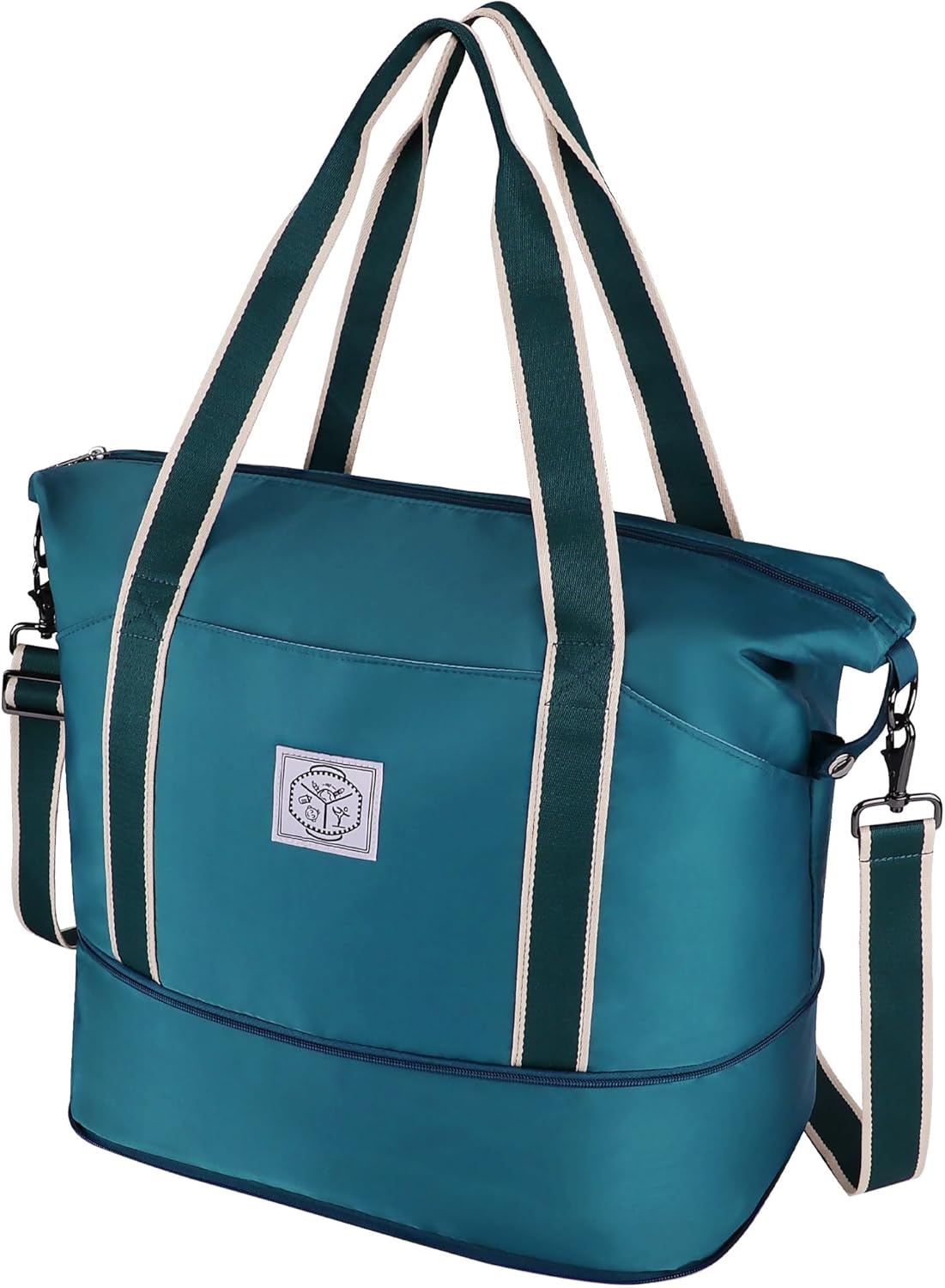 WALNEW Travel Duffel Bag, Weekender Overnight Carry On Bag Women Men, Foldable W...