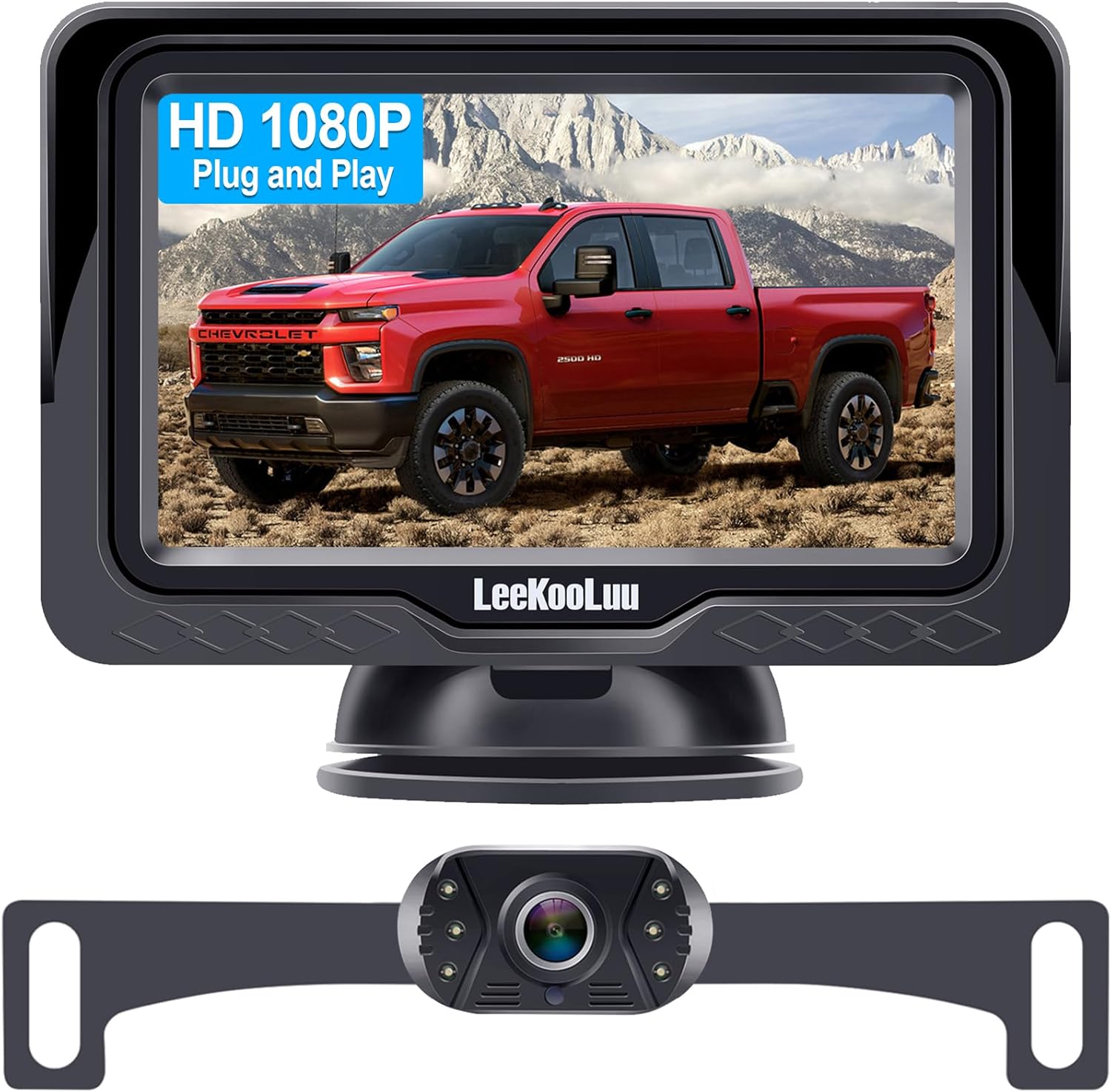 Backup Camera Easy Setup Plug-Play: HD 1080P No-De...