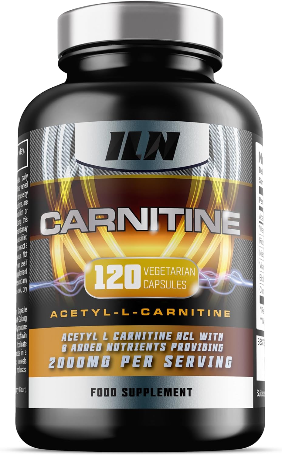 Acetyl L Carnitine Capsules - 2000mg Acetyl L-Carnitine x 30 Servings - Carnitin...