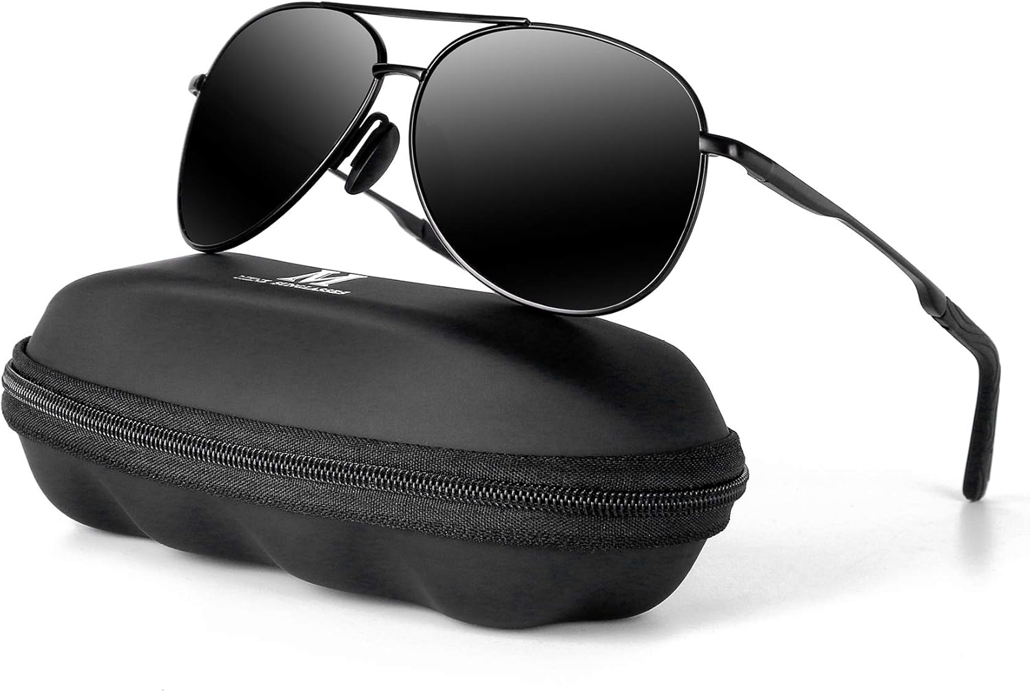 mxnx Aviator Sunglasses for Men Polarized Women UV Protection Lightweight Drivin...