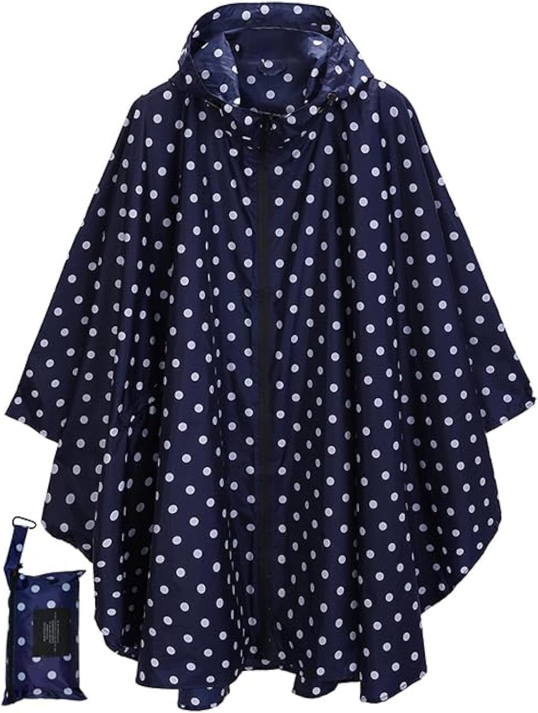 Fashion Hooded Rain Poncho Waterproof Raincoat Jacket with pocket for Women/Men/...