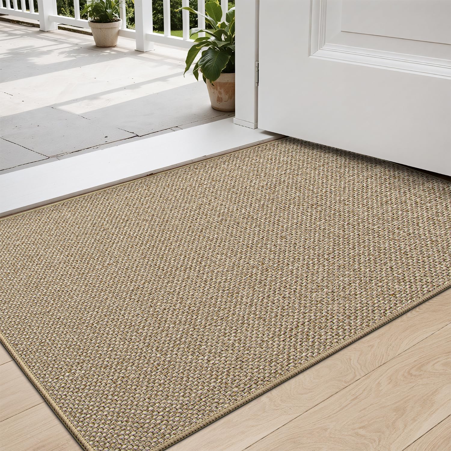 DEXI Door Mat 80 x 120 cm, Doormat Indoor Non-slip Dirt Trapper, Absorbent Insid...