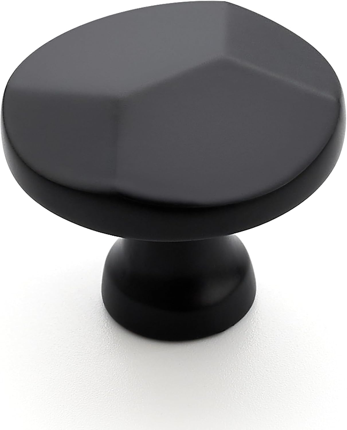 Ravinte 25 Pack Matte Black Round Cabinet Hardware Knobs,Solid Zinc Alloy Single...