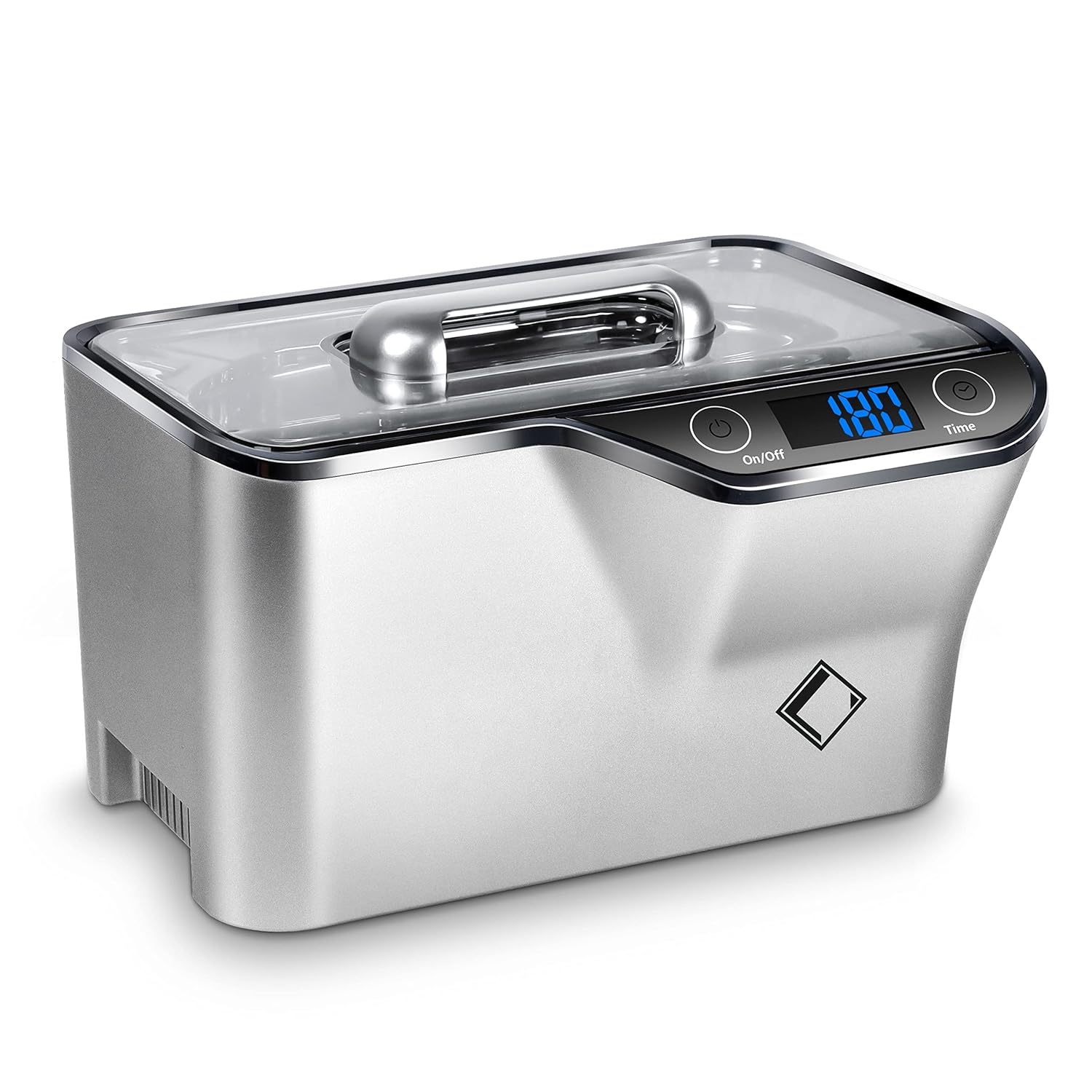 Ultrasonic Cleaner,LifeBasis CDS-100(Silver) Jewellery Cleaner 600ML 42KHz Silve...