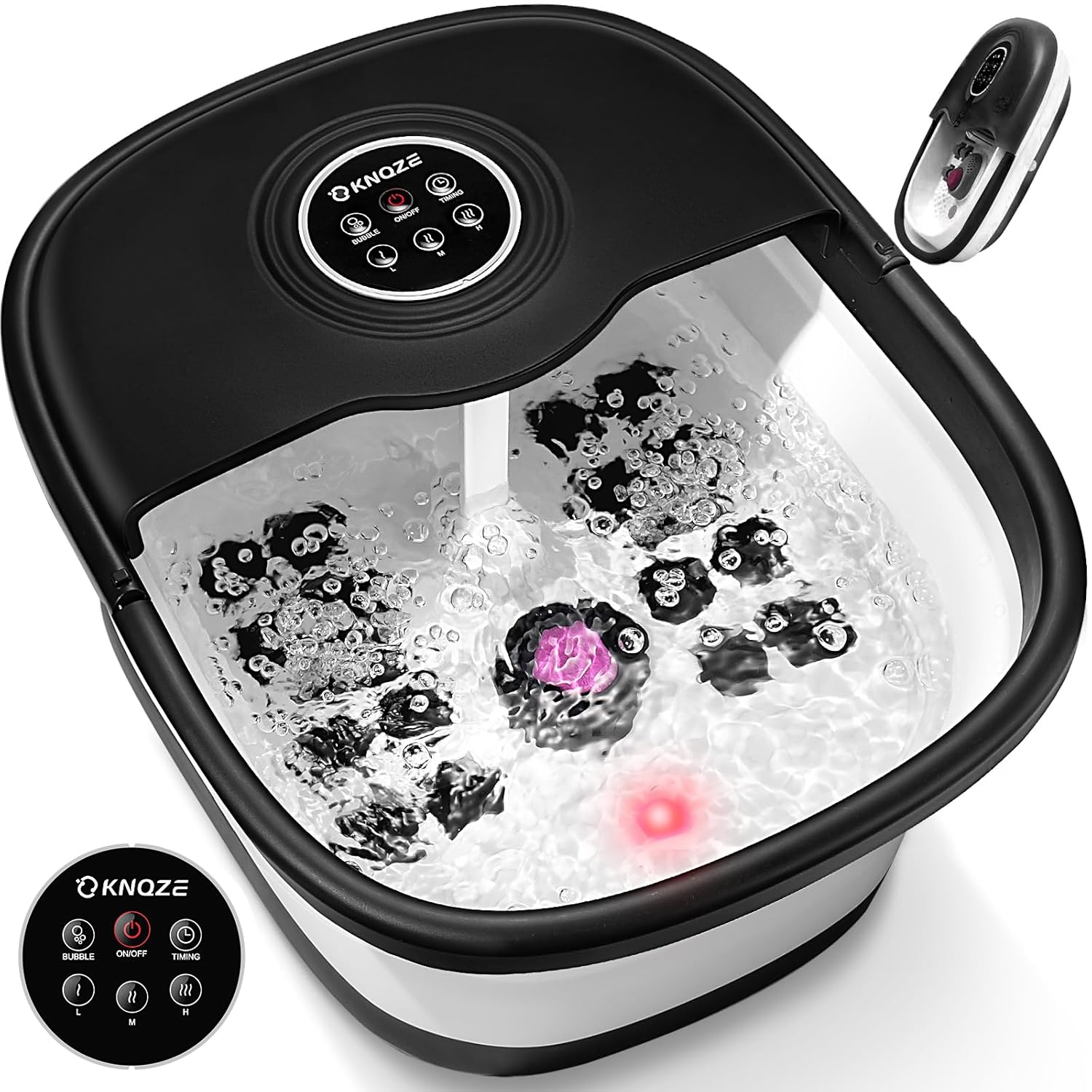 Collapsible Foot Spa Bath with Heat, Remote Contro...