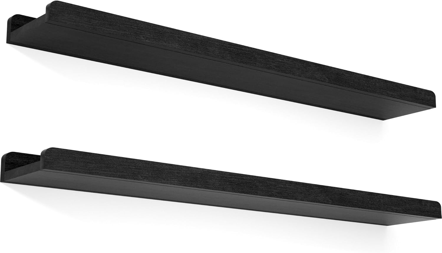 Love-KANKEI 36 Inch Long Floating Shelves Wall Mounted Set of 2, Large Wood Wall...